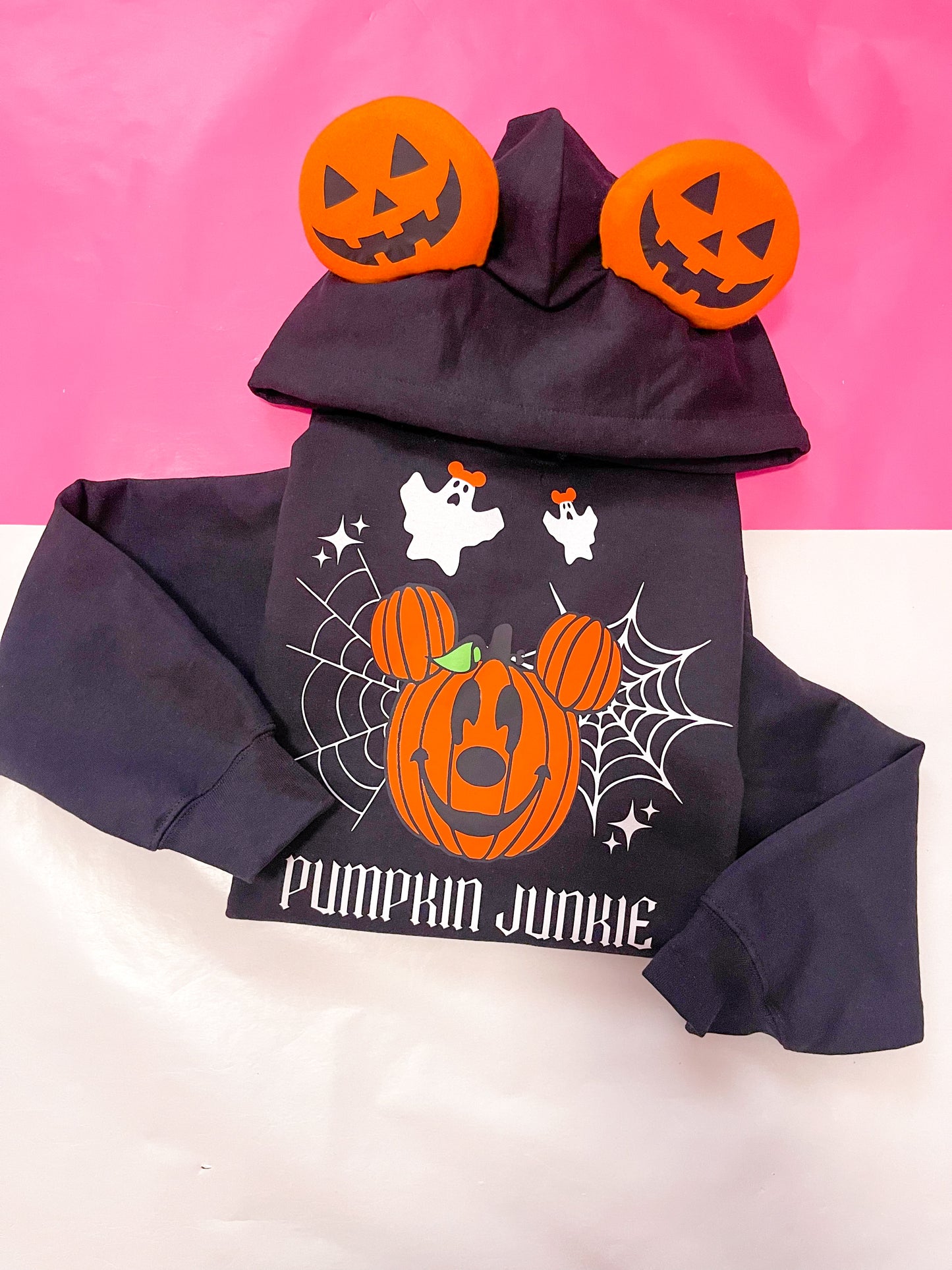 Pumpkin Junkie Mouse Ear Hoodie