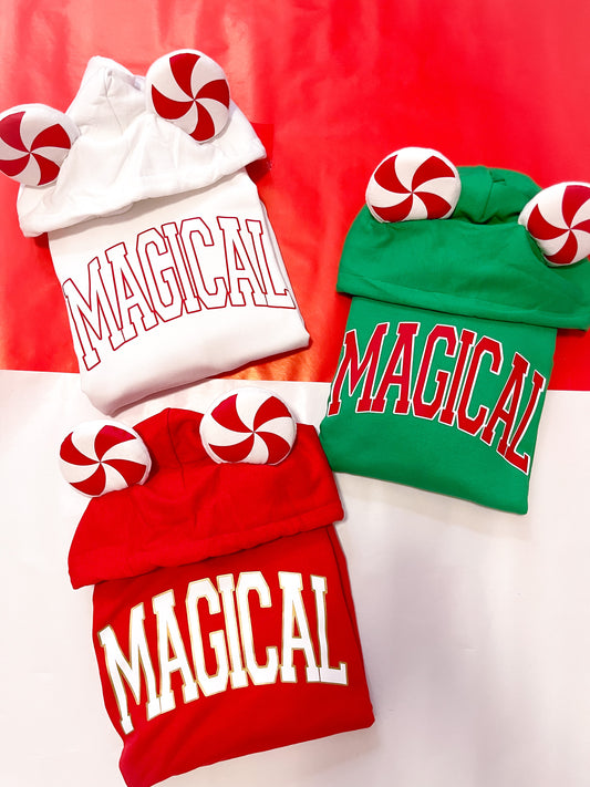 Christmas Magical Mouse Ear Hoodies