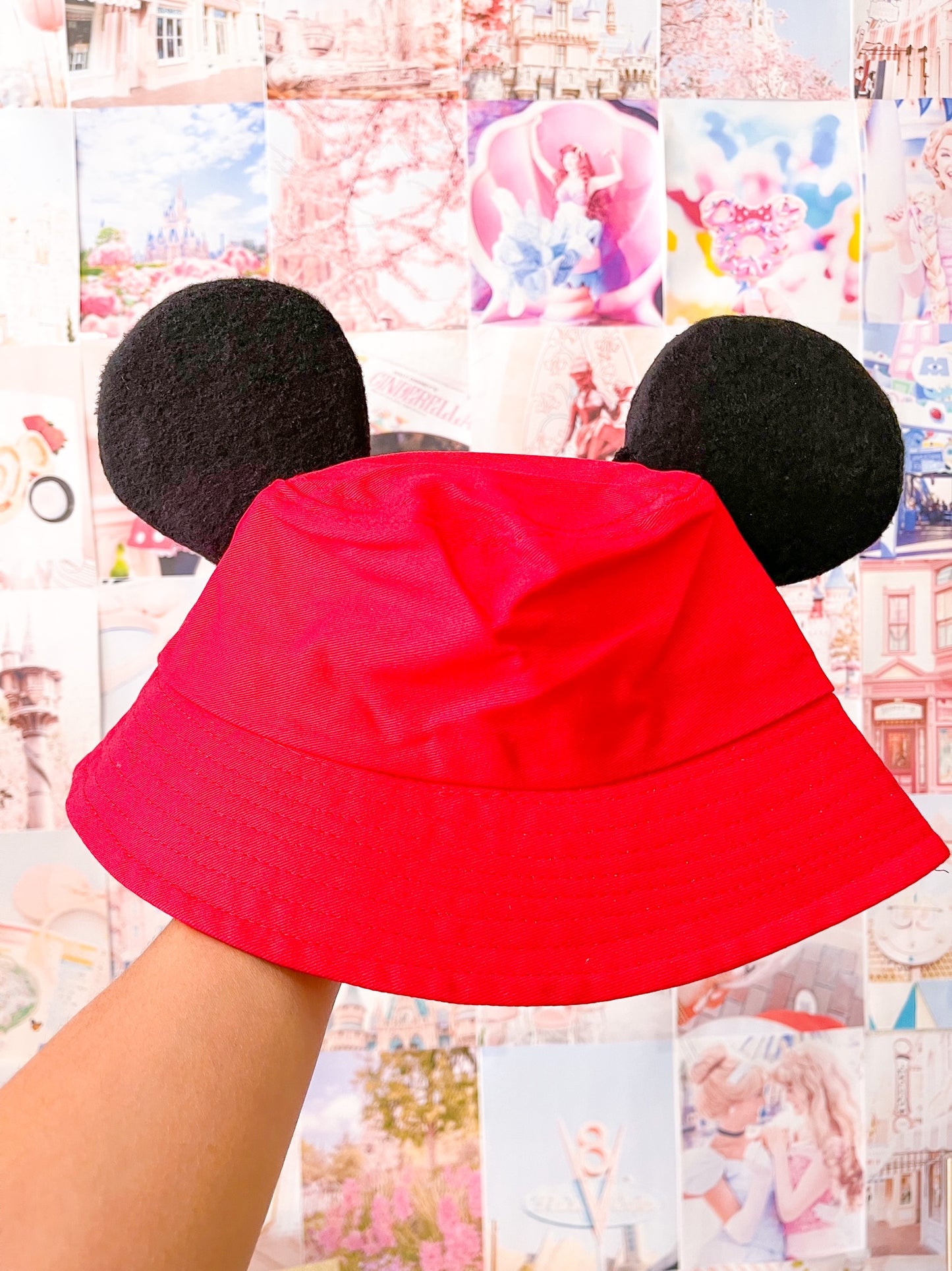 Red Bucket Hat